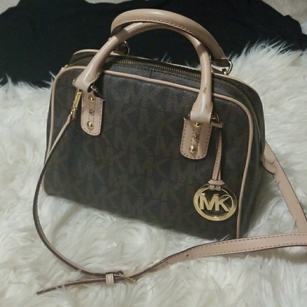 Michael Kors signature MK satchel